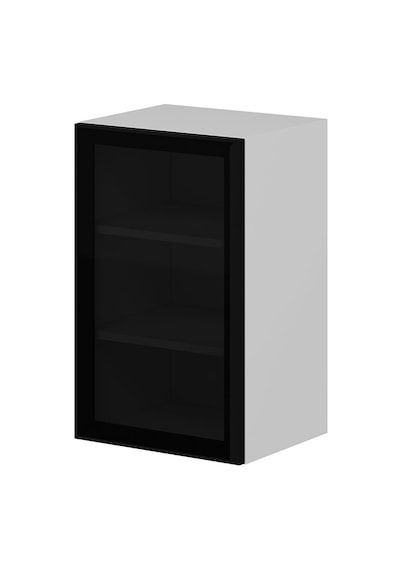 Minar Mutfak Modül Üst 1dk2r 45cm Dolap Byz Aliminyum Füme Cam
