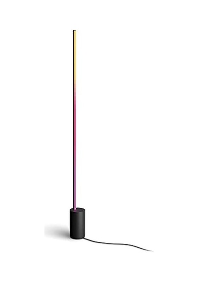 Philips Hue Gradient Signe Akıllı Led Zemin Işığı, Lambader, Siyah - 25.000 Saat Ampul Kullanım Ömrü Açık Gri