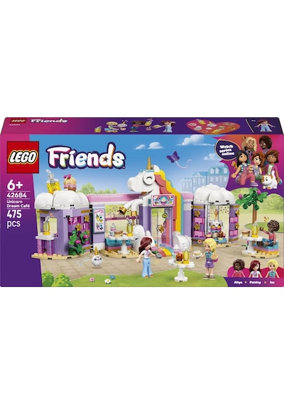 LEGO®  Friends Renkli Düşler Kafe Yapım Seti 42684 - 6 Yaş ve Üzeri Çocuklar için Minifigür İçeren Oyuncak Yapım Seti  (475 Parça)