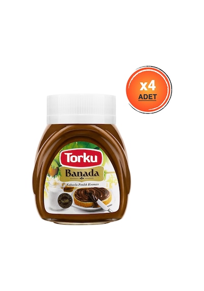 Torku Banada Kakaolu Fındık Kreması Cam 4 x 700 G