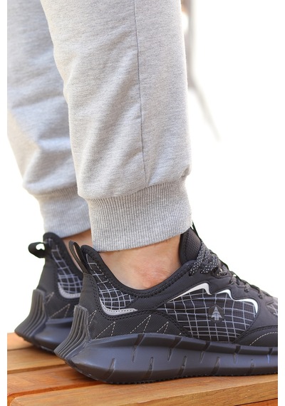 Hammer Jack Hita Memory Foam Erkek Sneaker Ayakkabı 167800000351 01 Siyah Siyah