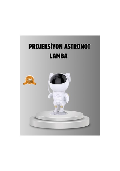 Astronot Galaksi Projeksiyon Lambası Bluetooth Bağlantılı Ve Uzaktan Kontrollü Çok Renkli Çok Renkli