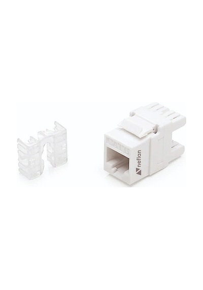 Cat6 Utp Keystone Jack -180 Derece Aletli (10'lu Paket) Cat6 Utp Keystone Jack -180 Derece Aletli (10'lu Paket)