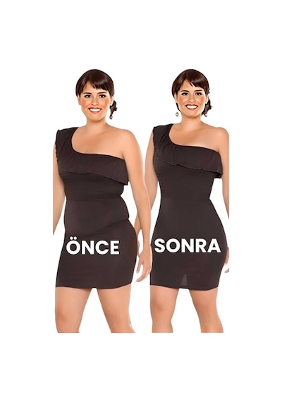 Uniquetrenders Kadın Dikişsiz Yüksek Bel Karın Toparlayıcı String Korse 3'lü Set Ten Rengi