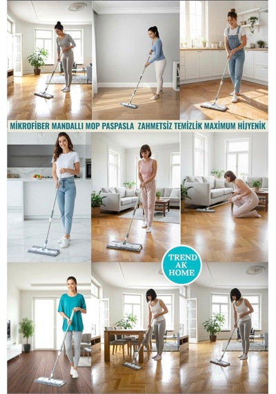 Mikrofiber Mandallı Mop Mandallı Bez Tutucu, Sapsız Gönderilecektir 11102 - 691519099
