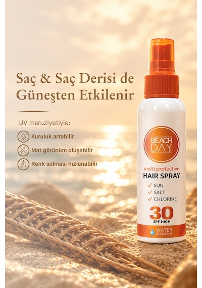 Beach Day Saç İçin Güneş Koruma Spreyi 100 ML
