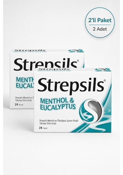 Strepsils Mentollü 24 Pastil 2 Adet