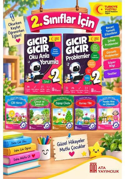 2. Sınıf Gıcır Gıcır Oku Anla Yorumla + Problemler + 5'li Hikaye