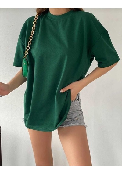 Noıssey Yeşil Düz Oversize Unisex