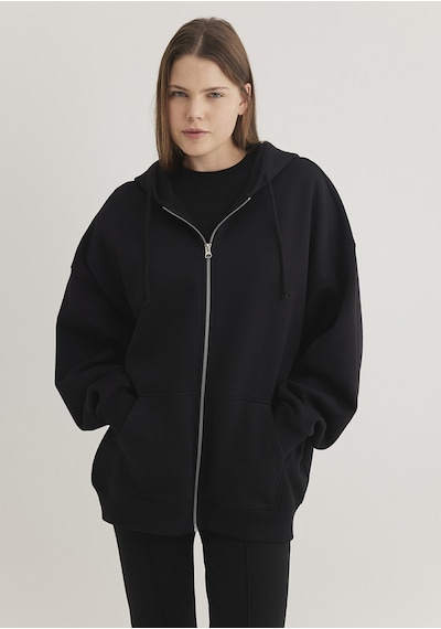 Mavi - Fermuarlı Siyah Sweatshirt 1610221-900