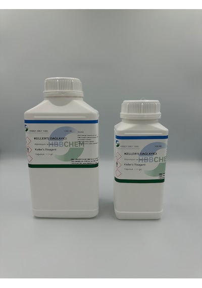 Keller's Dağlayıcı Reaktifi Aluminyum Ve Alaşımları 500 ML