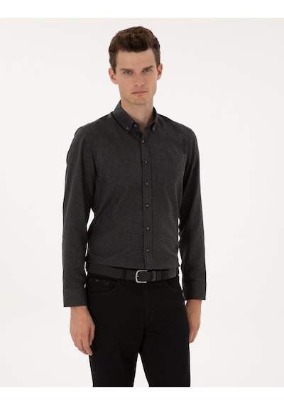 Pierre Cardin Erkek Antrasit Gömlek Desenli 50316751-vr006 Antrasit