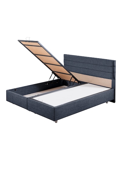 Sofia İkili Set, Sofia Çift Kişilik Baza Başlık Seti Lacivert 150 x 200