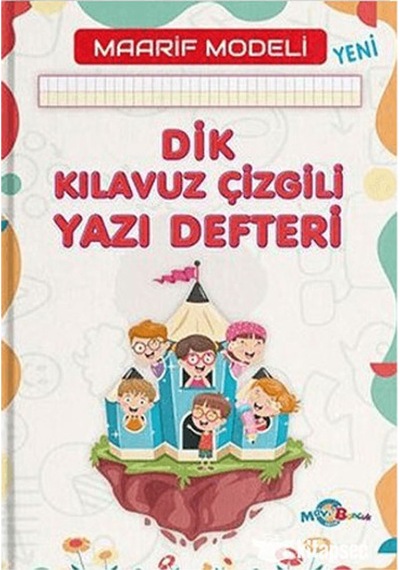 Mavi Boncuk Maarif Model Yazı Defteri Dik Kılavuz