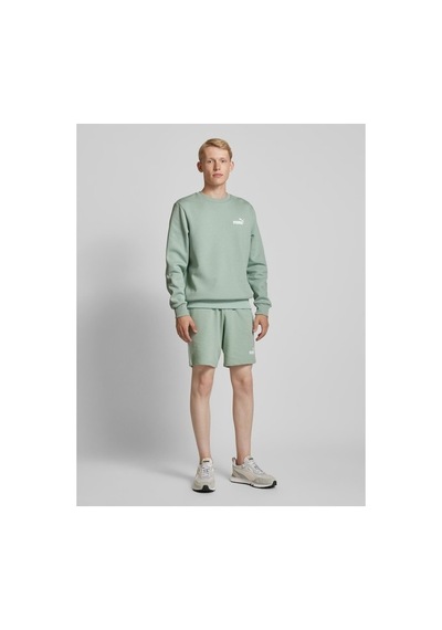 Puma Performance Sweatshirt Met Label Print In Lime Green Siyah