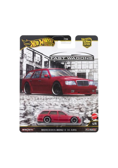 Premium Fast Wagons - Mercedes-benz E 36 Amg - Kırmızı 1/64 Kırmızı
