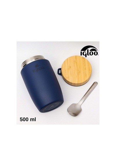 Bamboo Yemek Termosu 500 Ml Lacivert