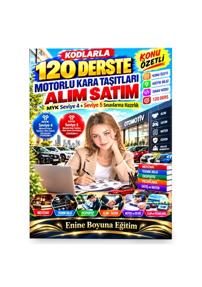 Motorlu Kara Taşıtları Alım Satım Myk Seviye 4 Ve Seviye 5 Sınavlarına Hazırlık