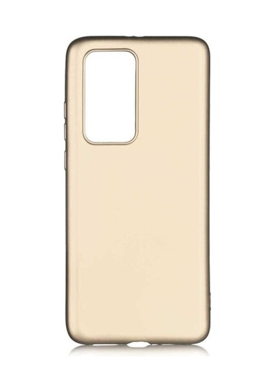 Huawei P40 Pro Kılıf Zore Premier Silikon Kapak Gold