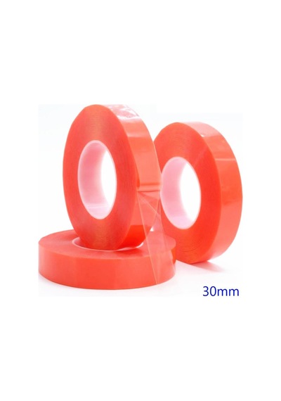 2 Adet Çift Taraflı Bant 30mm 5mt Şeffaf