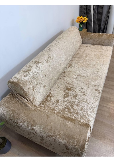 Yumuşacık Yıkanabilir Tüy Leke Tutmayan 3 Kişilik Lastikli Kadife Koltuk Örtüsü Koltuk Kılıfı Tekli Sütlü Diğer