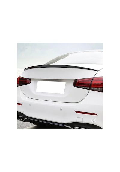 Mercedes A200 W177 Sedan Uyumlu Bagaj Üstü Pianoblack Boyalı Spoiler