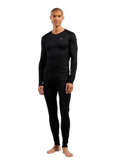 Odlo Odlo Active F-dry Light Bl Top Crew Neck L/s Erkek Siyah Içlik Üst 6000 Siyah