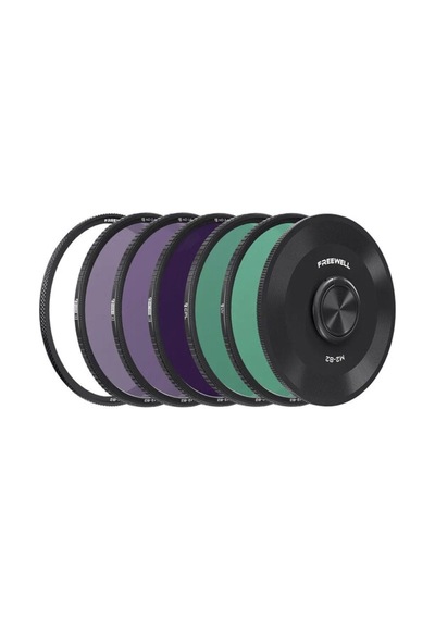Freewell M2 Magnetıc Quıck Swap 5-pack Fılter Nd8, Nd64, Nd1000, Cpl, And Uv 82mm