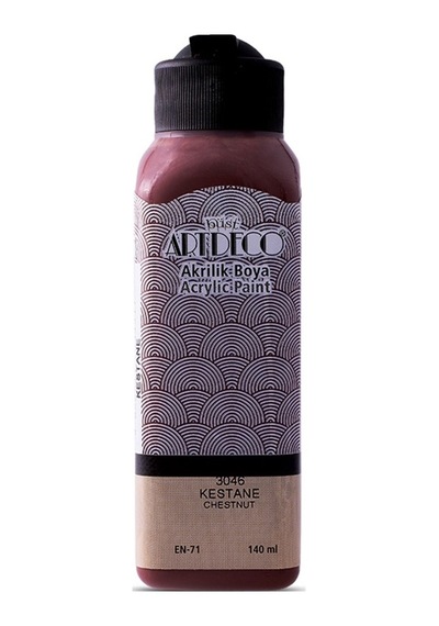 Artdeco Akrilik Boya 140 Ml Kestane 070r-3046 Çok Renkli