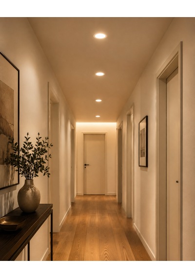 18w Slim Panel Led Spot Beyaz Işık İç Çap 20,5 Cm Dış Çap 22 Cm 1530 Lümen 2 Adet Gün Işığı