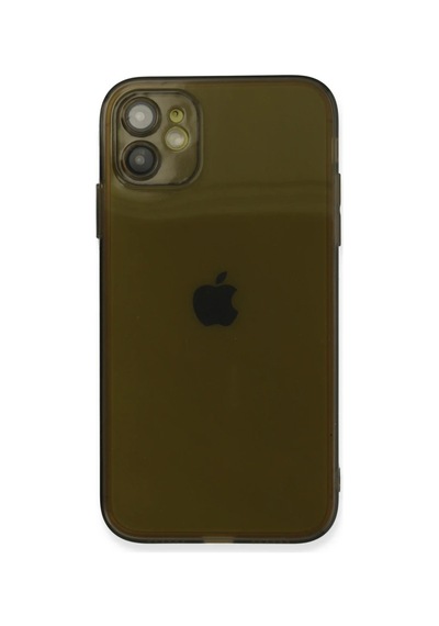 Apple Uyumlu iPhone 12 Kılıf Fly Lens Silikon - Siyah 0.2M-Çok Renkli