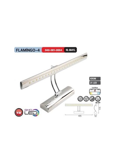 Resim Aplik I Rengi 4000kelvin Flamingo-4 Gün Işığı