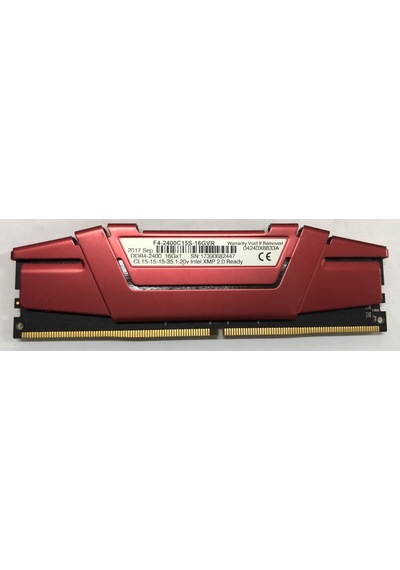G.skill F4-2400C15S-16GVR RipjawsV 16 GB 2400 Mhz DDR4 240 Pin CL15 Bellek