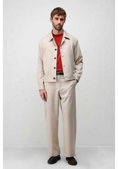 Antioch Relaxed Fit Baharlık Erkek Mont Bej