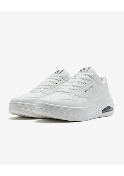 Skechers Uno Court Erkek Beyaz Sneakers 183145 Wht Beyaz
