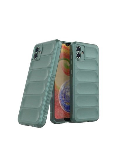 Samsung Galaxy A06 Kılıf Optimum Silikon - Koyu Yeşil Diğer