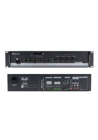 Mikafon Dc200z-400w 4ohm/50/70/100v 4 Zone 400w Maks Class-d Amplifikatör
