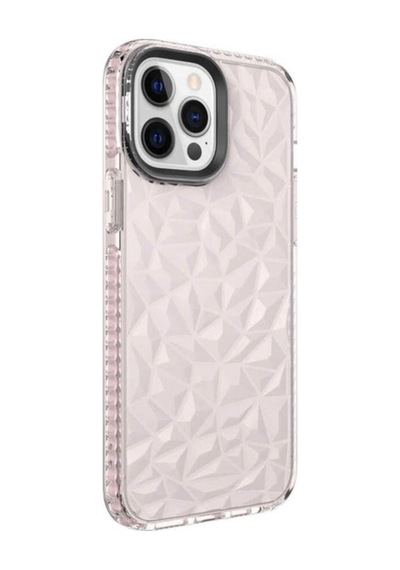 Apple Uyumlu iPhone 13 Pro Max Kılıf Zore Buzz Kapak Pembe