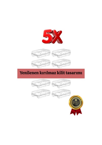 5 Adet Kadın Ayakkabı Kutusu Şeffaf Ayakkabı Saklama Kutusu Plastik Beyaz Tr Diğer