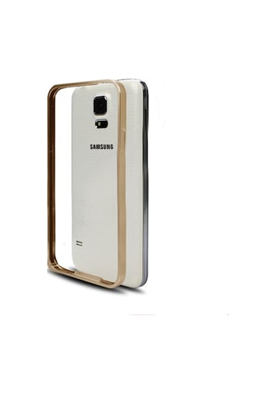 Samsung Uyumlu G900 S5 0,7 Mm Metal Bumper Çerçeve Kilif Gold 225306865
