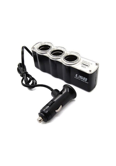 Araba Araç Oto Çakmak  Çoklayıcı Çoğaltıcı Soketi Usb Çakmaklık