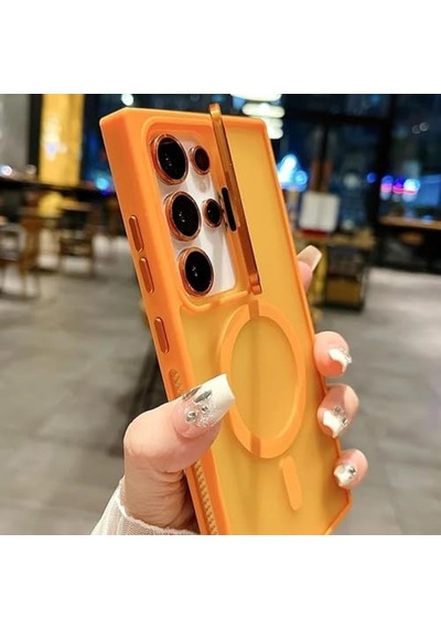 Galaxy S24 Plus İle Uyumlu Kamera Lens Aparatlı Stand Olabilen Magsafe İle Uyumlu Kamera Korumalı Şeffaf Full Color Magnetic Wireless Telefon Kılıfı Titanyum, Galaxy S24 Plus 6998 Galaxy S24 Plus İle Uyumlu Kamera Lens Aparatlı Stand Olabilen Magsafe İle Uyumlu Kamera Korumalı Şeffaf Full Color Magnetic Wireless Telefon Kılıfı Titanyum, Galaxy S24 Plus 6998