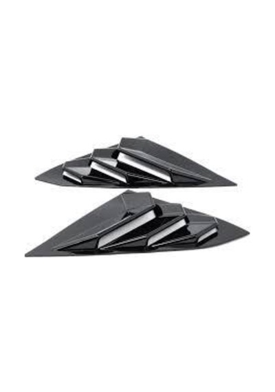 Honda Civic 2006-2011 Kelebek Cam Kaplama Vizörü Piano Black 202
