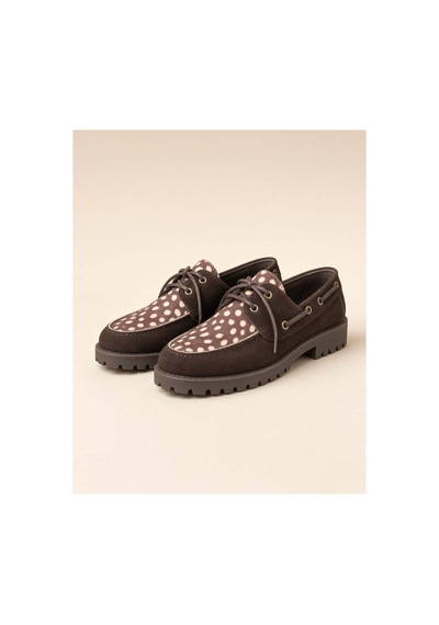 37brandshoes Kahverengi Süet Bağcıklı Platform Ayakkabı Kahverengi Kahverengi