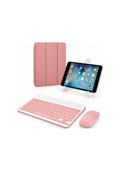Microcase Honor Pad 20 Pro 12 İnch Tablet İle Uyumlu 3 Kademeli Sleeve Serisi Standlı Kılıf Pembe - Al5578