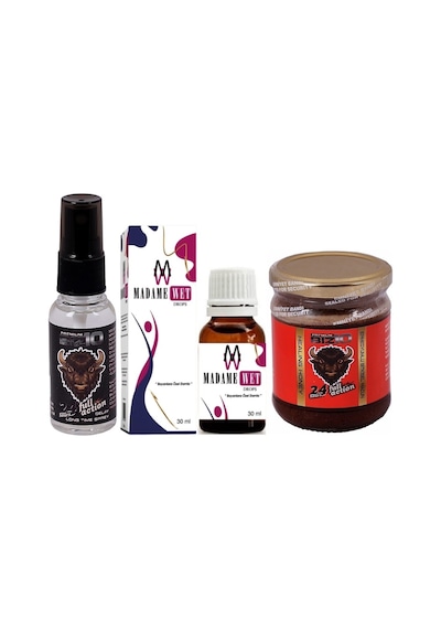 Bız10 Sprey 25ml Madame Wet Kadın Damla 30ml Bız10 Macun 240gr