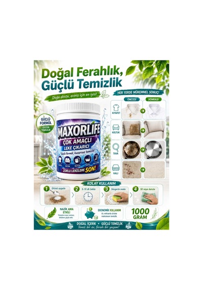 Çamaşır Ve Çok Amaçlı Toz Leke Pas Çıkarıcı Parlatıcı 100 Gram Mutfak,banyo,lavabo,ayakkabı,kumaş,halı