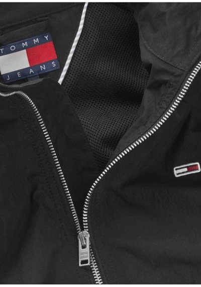 Tommy Hilfiger Tommy Jeans Logolu Erkek Siyah Kazak Siyah