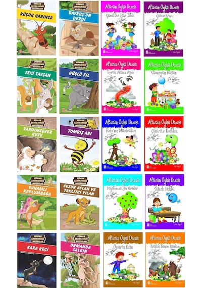 Ata 2.Sınıf 20 Li Hikaye Kitap Seti+ Kitap Okuma Not Defteri