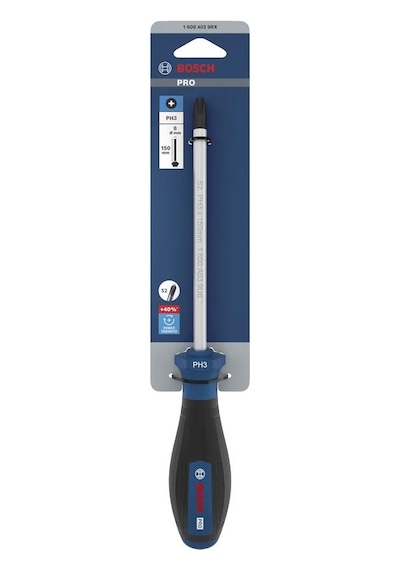 Bosch Pro Ph3x150 Mm Yıldız Tornavida 1600a039rx